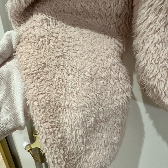 SUNDAY BEST fuzzy pink jacket, size 2xs (fits like XS) - Picture 6 of 6